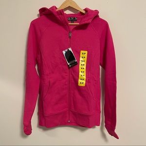 MAGENTA ZIP UP HOODIE